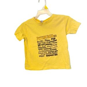 Rabbit Skins Toddler Pittsburgh Size 2 Yellow Tshirt